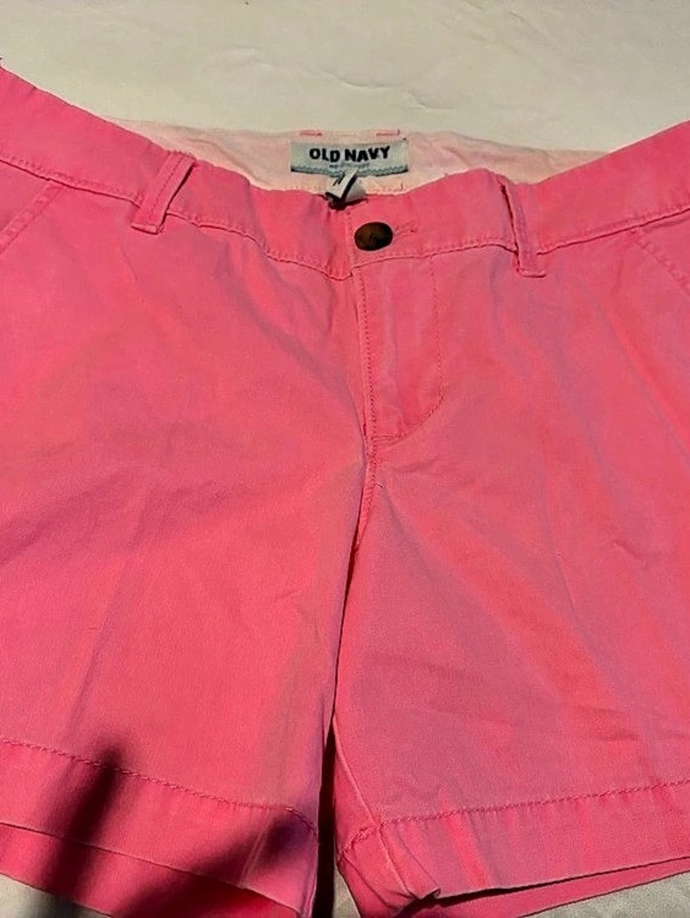 Old Navy Color Block Bermuda Shorts Pink & Blue Size 0